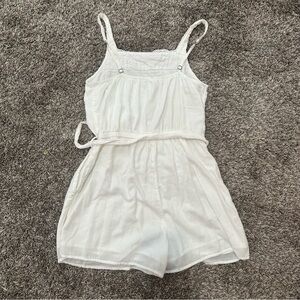 Abercrombie kids, white romper size 15-16